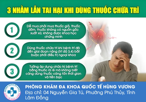 Người bệnh không nên tự ý mua thuốc chữa trĩ tại nhà,