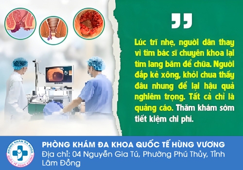 Không nên tự ý điều trị bệnh trĩ bằng các phương pháp dân gian.